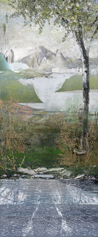 Proscenium, 2019, 60 × 144.02 in, matte giclée print
